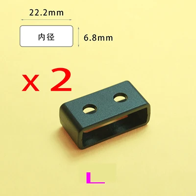 Black L-Size 3 размера, ремешок для часов из полимера ТПУ, ремешок с пряжкой, держатель для часов, кольцо-фиксатор для casio - Цвет ремешка: Black L-Size