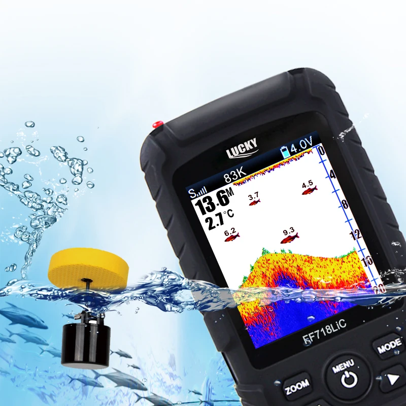 Эхолот-рыболокатор проводной гидролокатор 200 кГц/83 кГц двойная частота сонара 328