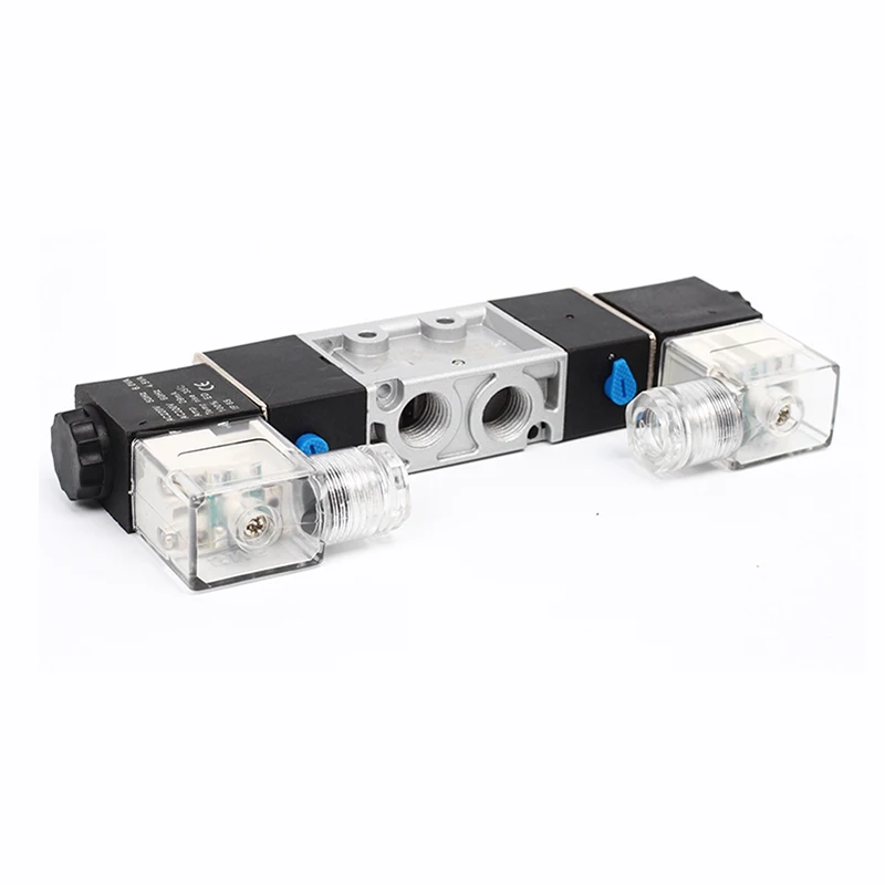 MVSC220-4E2 пневматический клапан Соленоидный G1/4 AC220V DC24V 5/2 порт двойная катушка |