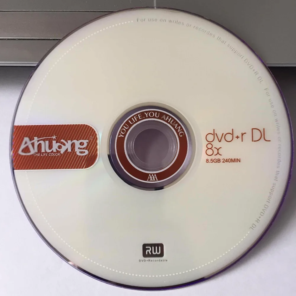

Оптовая продажа, 25 дисков A + Ohuang 8x8,5 ГБ, пустой Печатный DVD + R DL