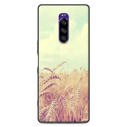 A1 Чехол для sony Xperia 1, чехол sony 1 6,5", мягкий силиконовый чехол для телефона из ТПУ с мультипликационным принтом, чехол s для sony Xperia 1, J8110, J8170, J9110 - Цвет: A1