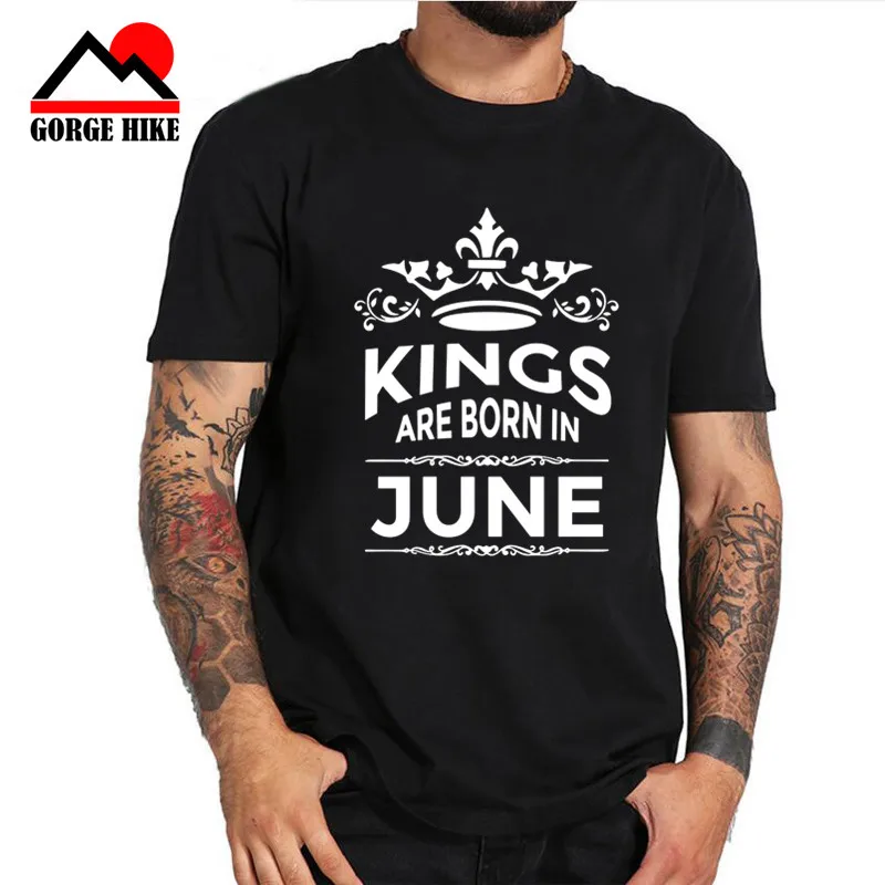 Сделанная на заказ футболка день рождения для мужчин Legends King Born In легенды