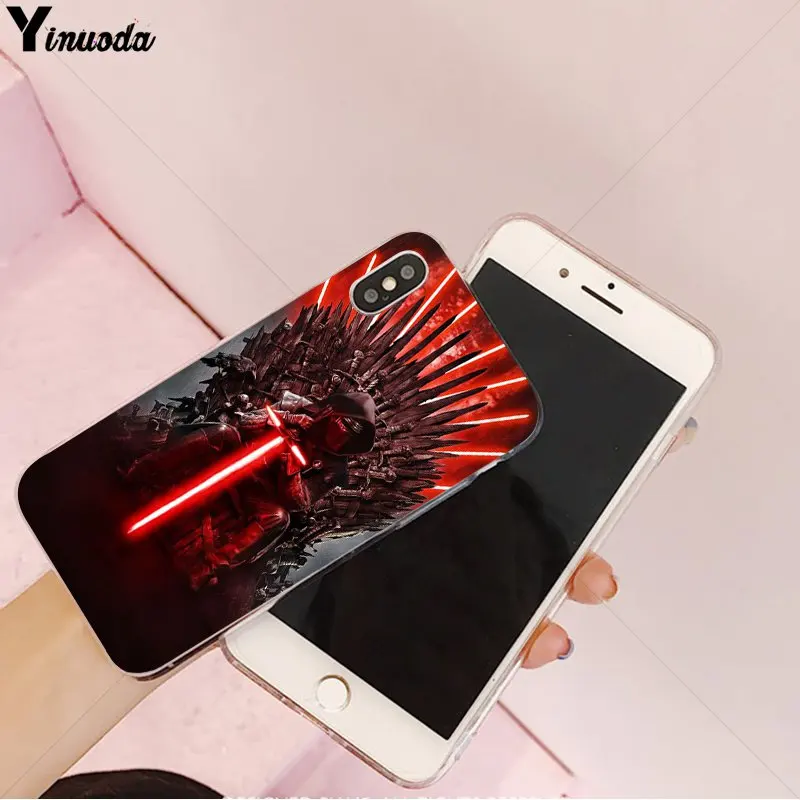 Yinuoda Star Wars Coffee Stormtrooper Darth Vader DIY Protector Case for Apple iPhone 8 7 6 6S Plus X XS MAX 5 5S SE XR Cover | Мобильные
