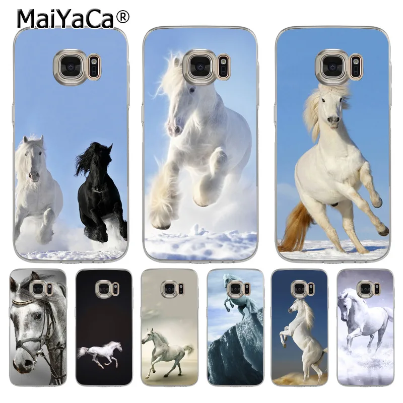 MaiYaCa Бег white_horse wide уже в продаже! Роскошный крутой чехол для телефона samsung galaxy s6 s7
