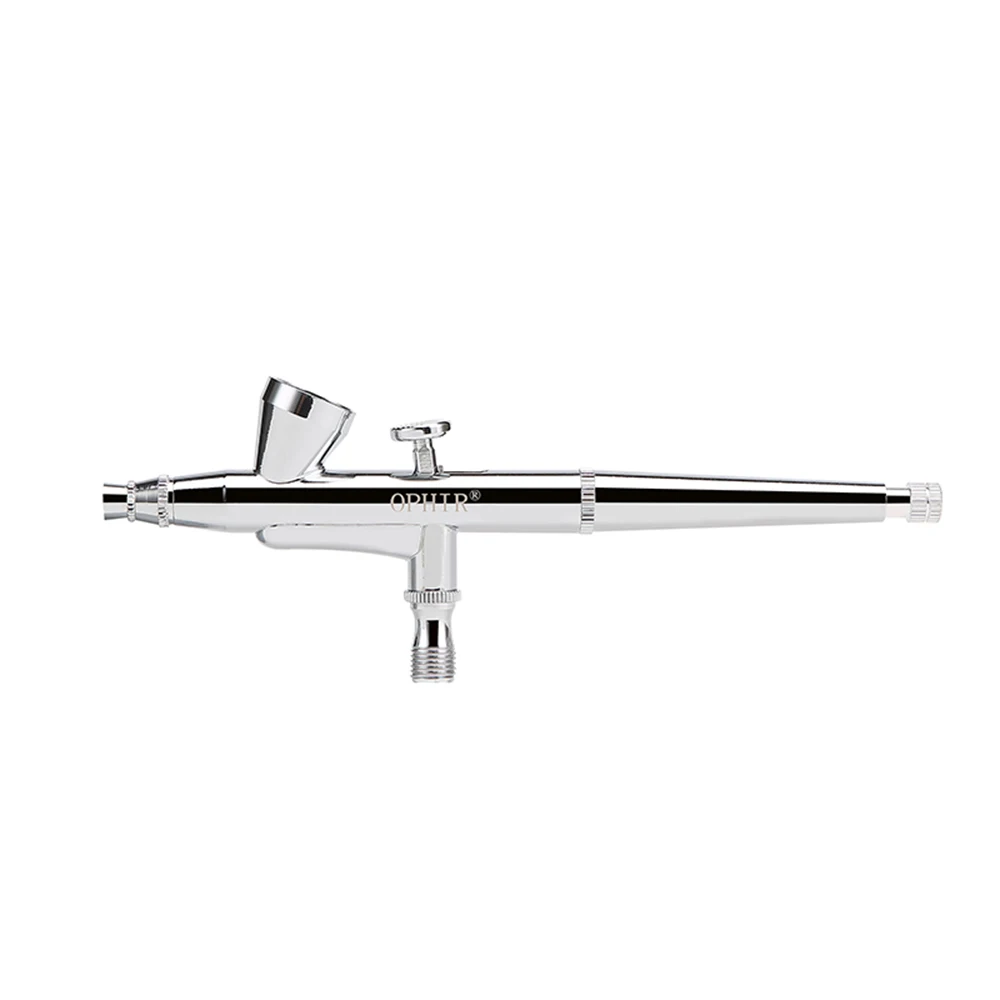 

OPHIR 0.2mm Up Pot Dual Action Airbrush Kit Gun Airbrush Set Airbrushing for Model Hobby Body Paint Nail Art Cake_AC073