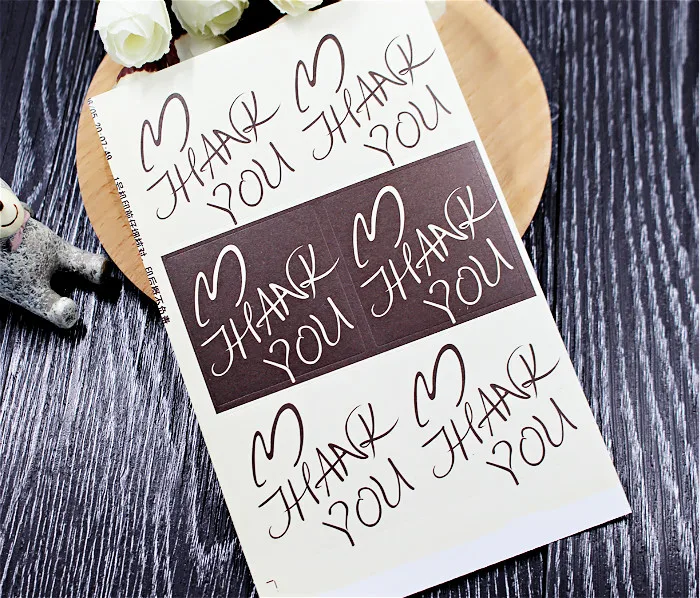 Праздничные принадлежности 6 шт./компл. герметичная наклейка для конфет печенья