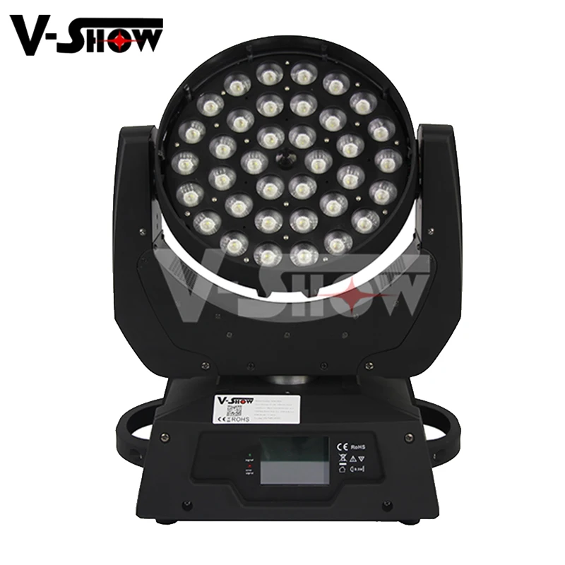 4 шт. Wash Zoom Moving Head Light 36x10 Вт RGBW 4в1 сценический Светодиодный Dmx управление DJ свет для