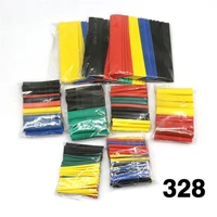 8 size multicolor black 127 color 328 530pcs various polyolefin heat shrinkable tube cable casing covered wire sheath diy