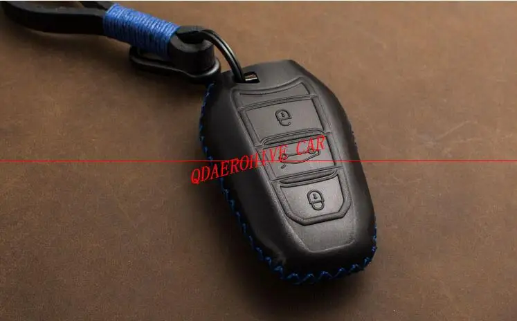 QDAEROHIVE чехол для ключей из натуральной кожи peugeot 308S 408 5008 3008 4008 301 508 | Автомобили и