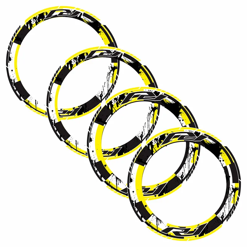 4X motorcycle sticker reflective thick edge covering rim inner and outer ring protection decorative tire for all YAMAHA R1 r1 | Автомобили
