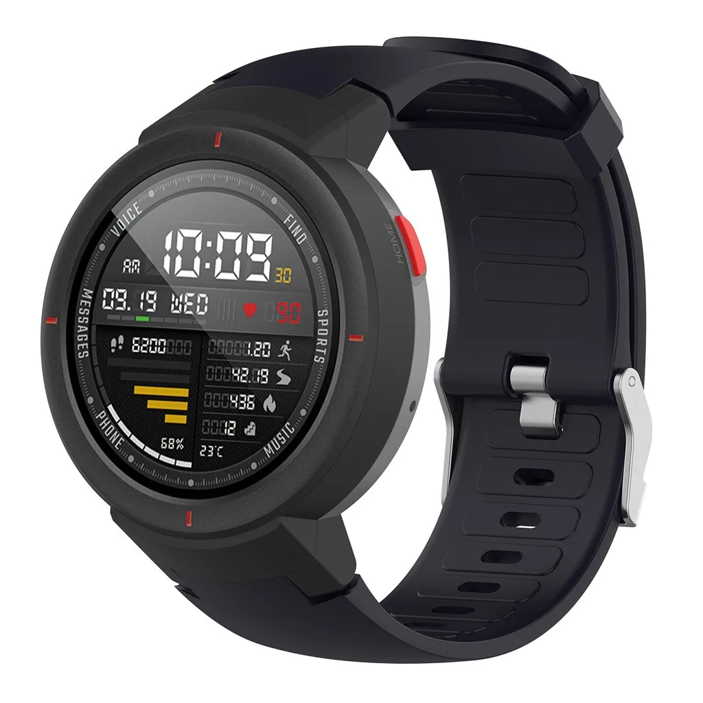 Ouhaobin спортивный силиконовый ремешок для Xiaomi Huami Amazfit Verge спортивный ремешок для часов Силиконовый Браслет Ремешок Браслет Прямая поставка 402#2