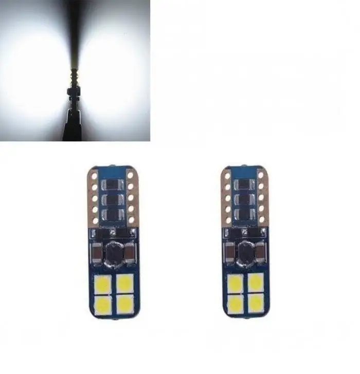 Светодиодный фонарь для парковки T10 W5W 194 168 COB 8SMD автомобильный клиновидный