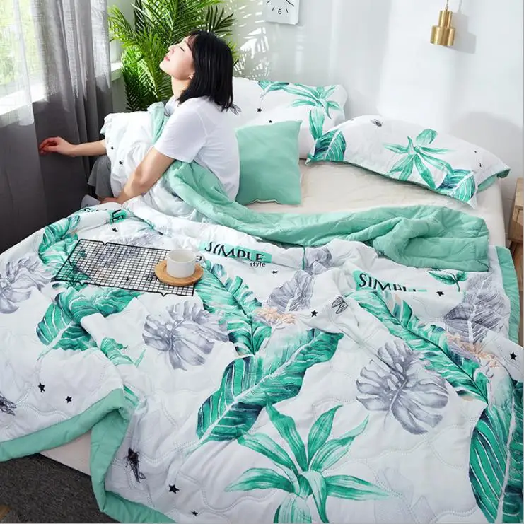 Korean version of washable cotton can wash air conditioned quilts for summer gifts Quilting cover | Дом и сад