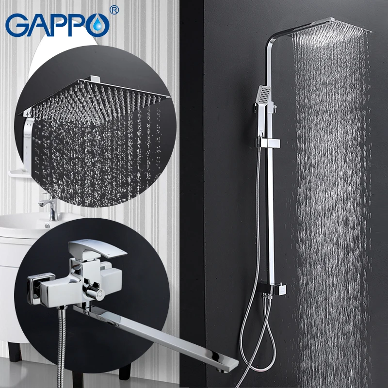 Смеситель для душа GAPPO латунный кран ванны настенное крепление|robinet baignoire|shower mixer