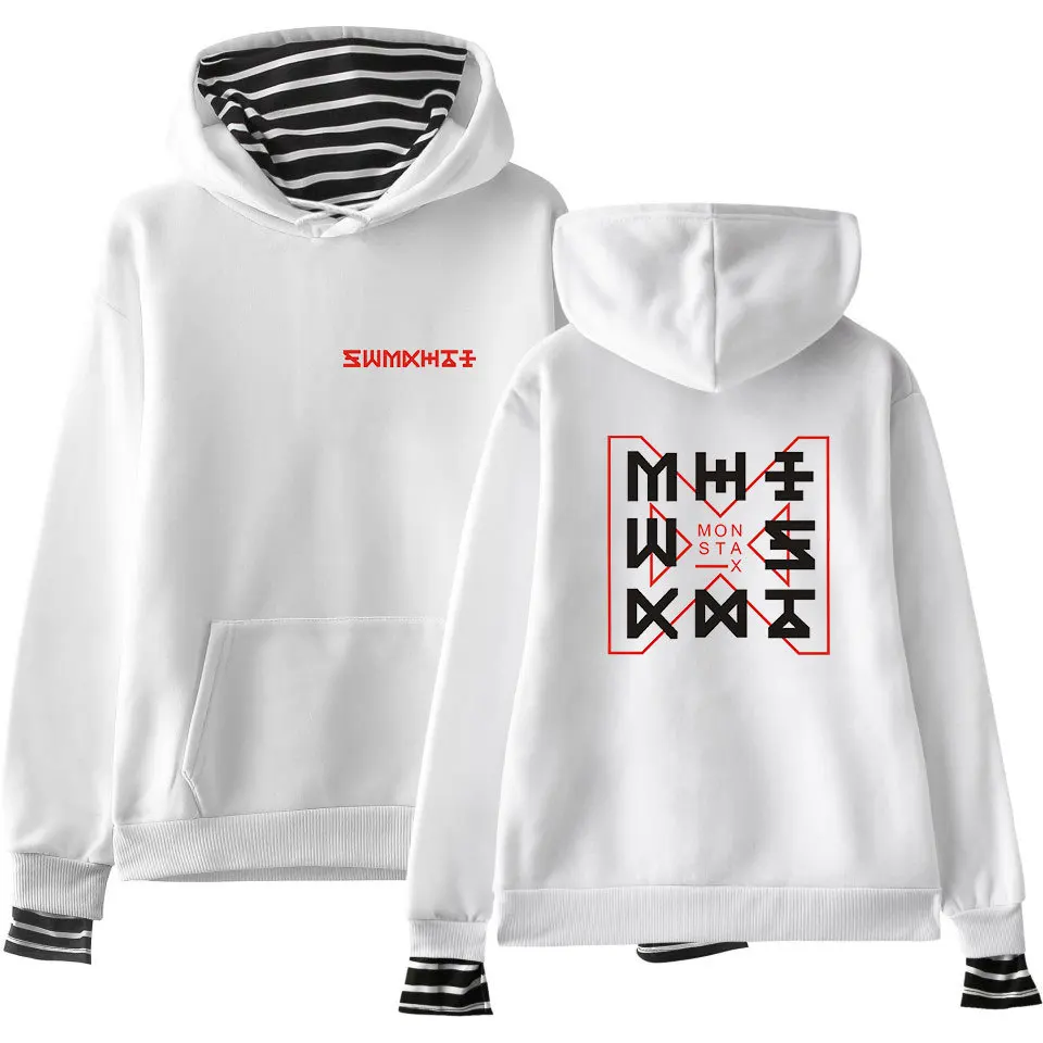 Новинка флисовый спортивный костюм kpop MONSTA X Wonho YOOKIHYUN I.M jooheon из двух предметов