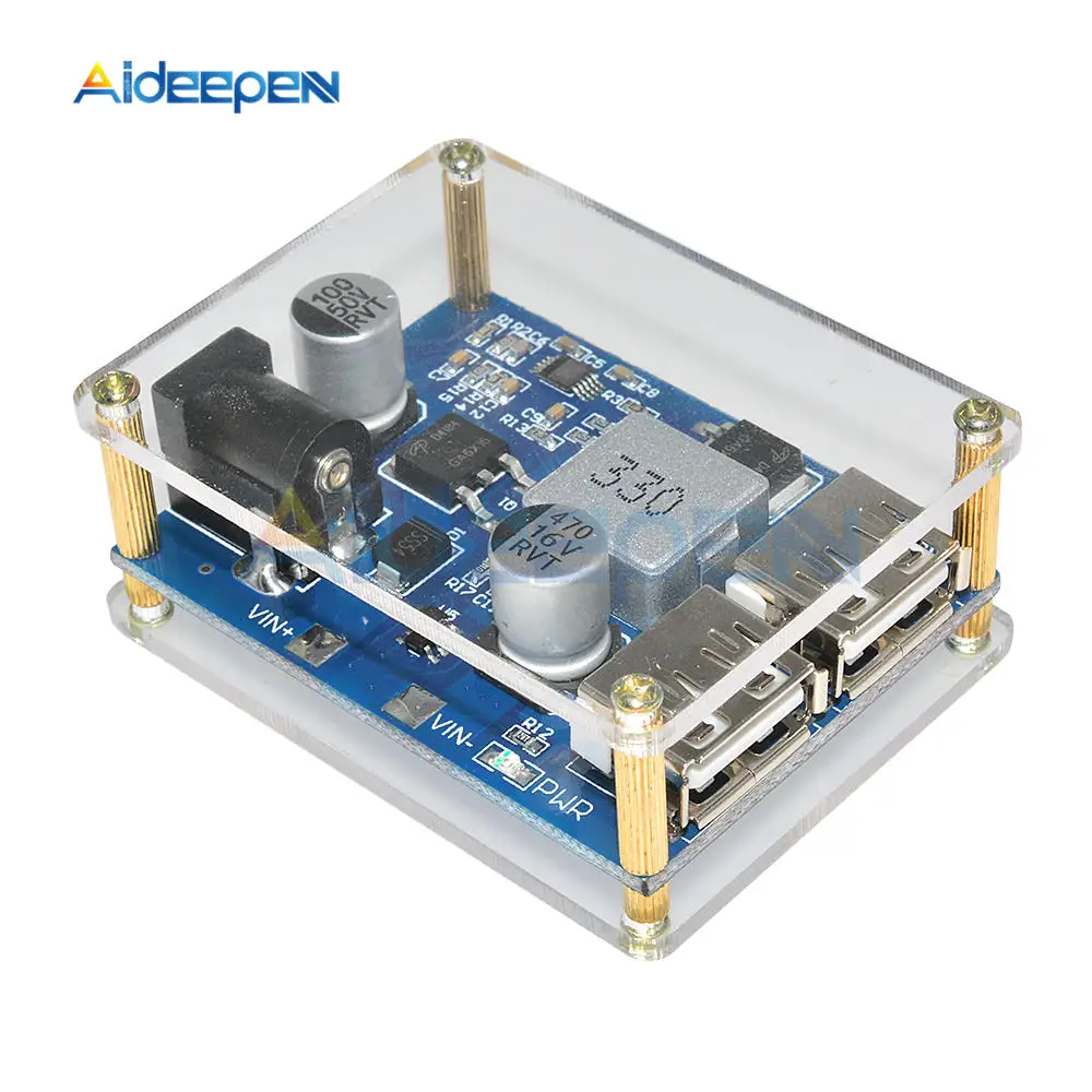 DC-DC 24V 12V 5V модуль питания Buck 5A мощность понижающий преобразователь Diy электронная