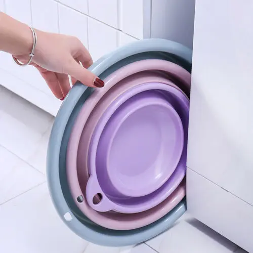 Модная силиконовая портативная складная раковина для кемпинга складное