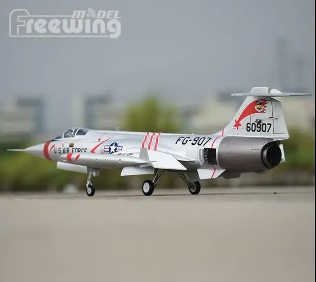 Silver Flightline радиоуправляемый самолет Freewing F104S 90 мм струя PNP стандартная версия - Цвет: Silver