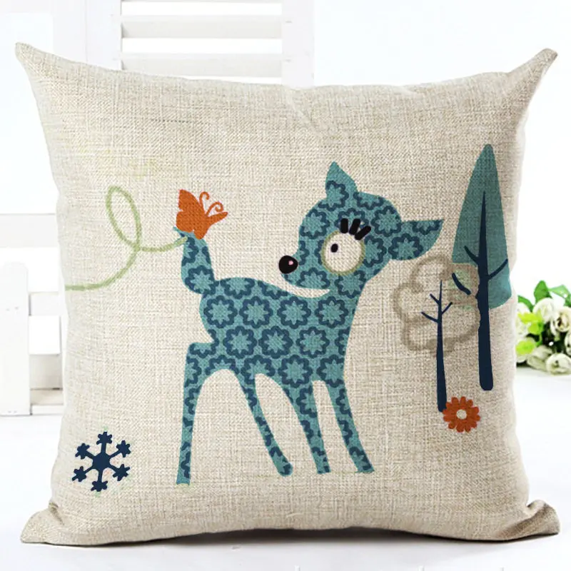 Новогодние и рождественские украшения для дома наволочки подушек в виде