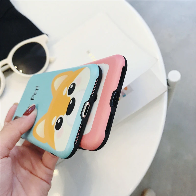 GYPHCA милый мультяшный любимец собаки Телефон чехол для iPhone 6 7 8 Plus Матовый ТПУ
