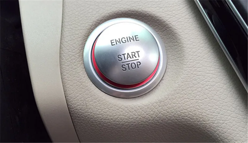Start Stop Engine Кнопка брелок отделка Стикеры Обложка для Mercedes-Benz A B класс W176 A180 A200 A250 w246