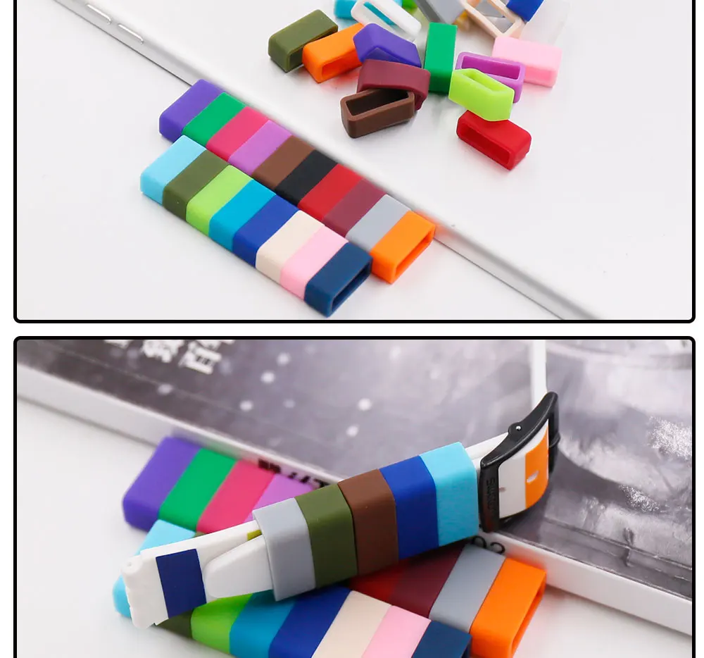 2 шт силиконовый ободок активности кольцо часы с кольцом для Swatch loop ремешок петли резиновый ремешок пряжка