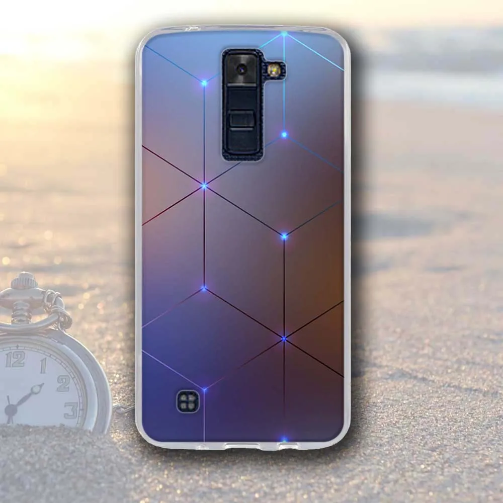 Чехол для телефона LG K8 K350N K350DS LTE K350E Escape 3 K373 Phoenix 2 мягкий силиконовый чехол-накладка для LG K7 K10 Leon Spirit сумки - Цвет: 16