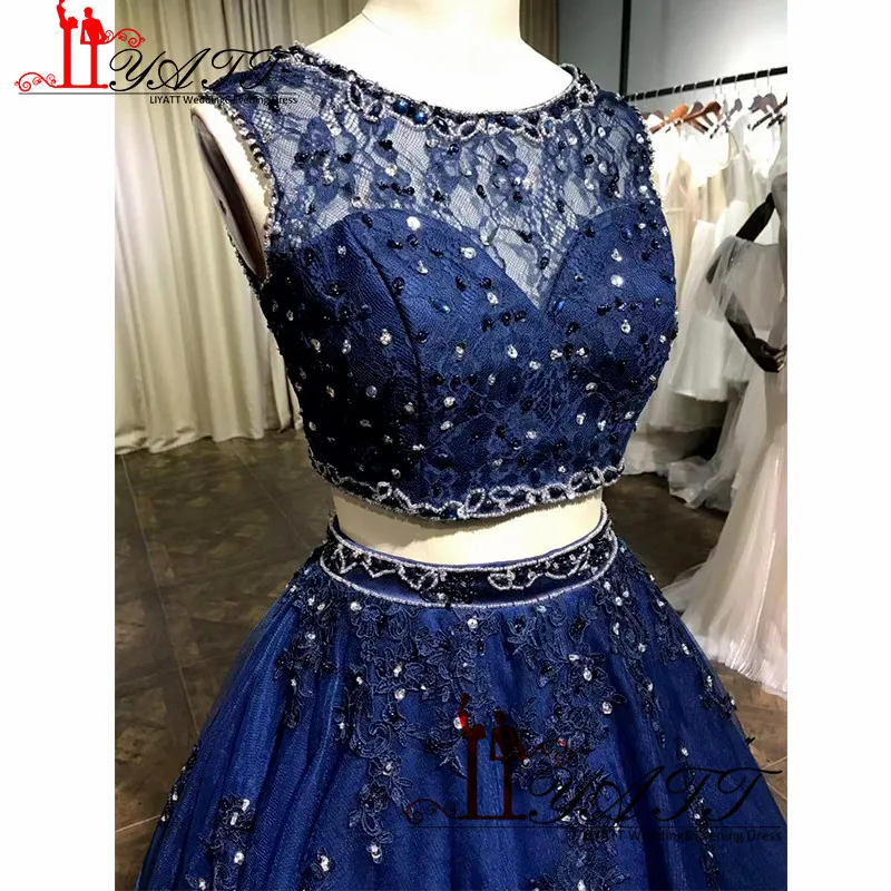 Женское бальное платье с аппликацией на шнуровке молнии 2 предмета милое