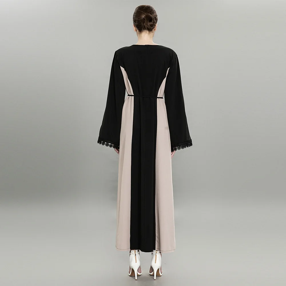 2018 summer Nida Muslim Dress Abaya in Dubai long dress Islamic robe For Women Jilbab Djellaba Robe Musulmane | Женская одежда