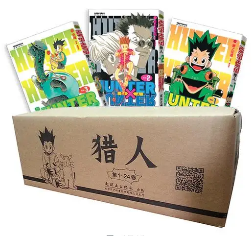 33 книжки HUNTER X Yoshihiro Togashi фантазия манга комикс Книжка Полный японский