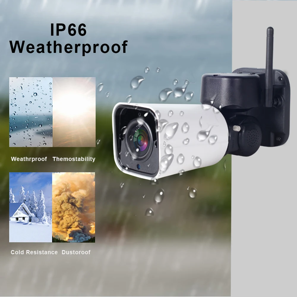 IP-камера PTZ уличная с поддержкой Wi-Fi 1080P 2 МП | Безопасность и защита