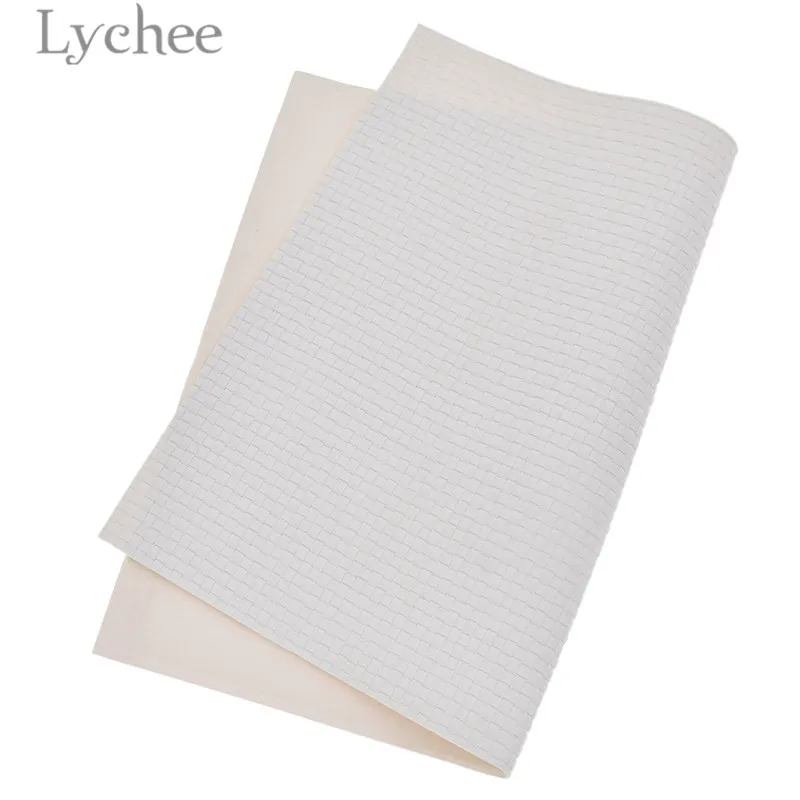 Lychee, 1 предмет 21x29 см A4 тканым узором ПВХ кожа ткань синтетическая кожа DIY Материал с плоским дном для одежды сумки из натуральной кожи Ремни - Цвет: 5