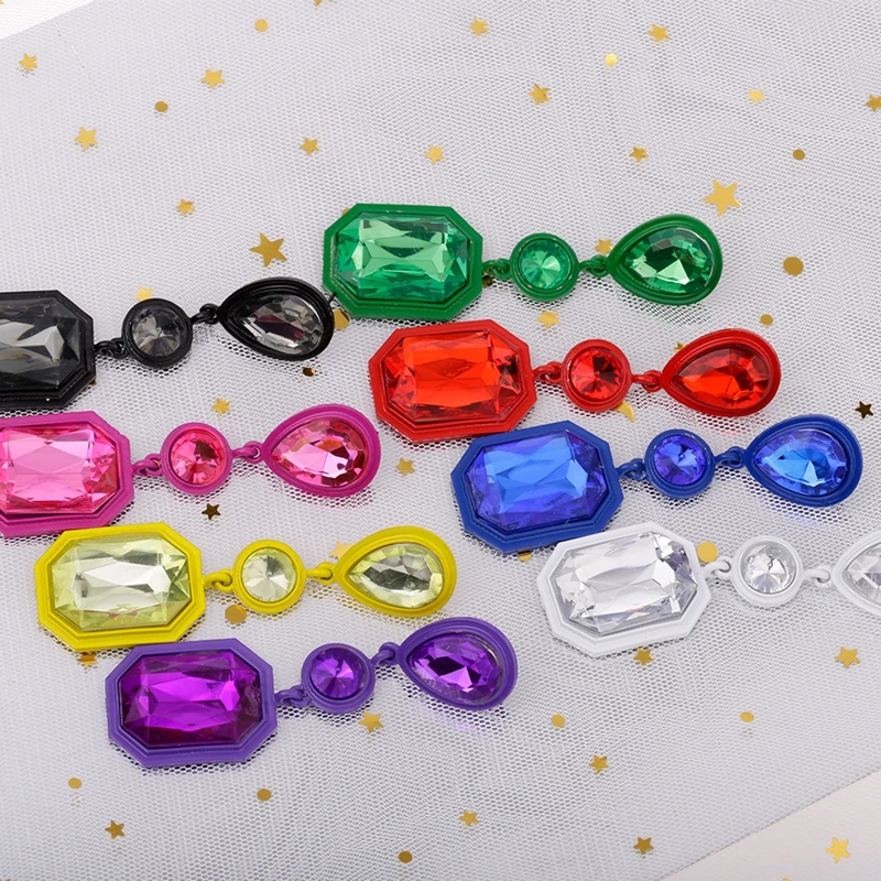 Coolshine женские акриловые Bijoux Серьги массивные классические капли воды Висячие