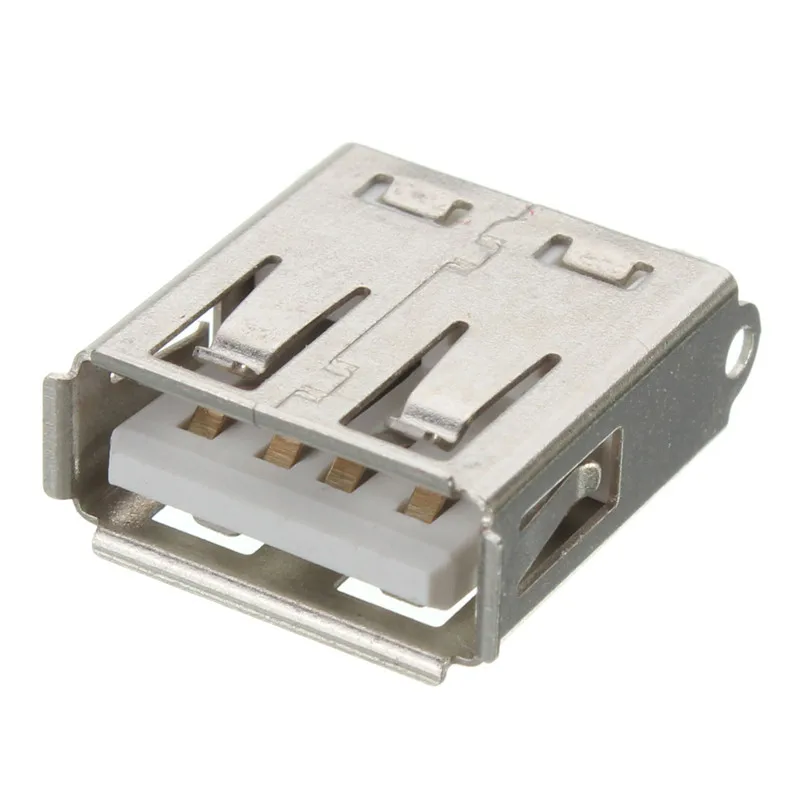 10 шт. 4 контактные USB разъёмы типа А с черной пластиковой крышкой|4 pin female connector|4