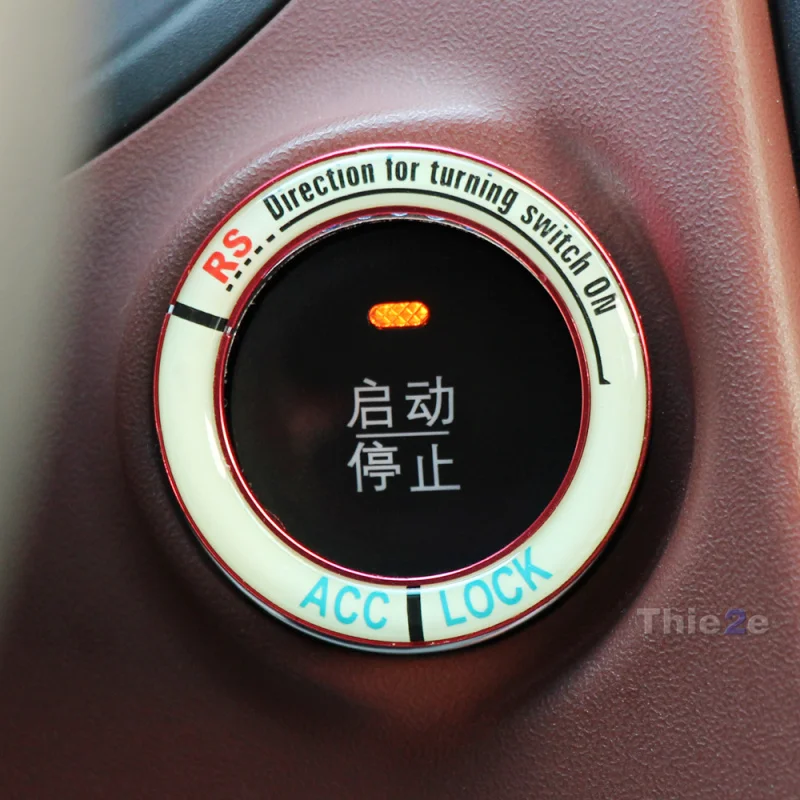 Светящееся кольцо для ключей зажигания автомобиля стикер Forester Outback Xv Honda Crv KIA Sportage