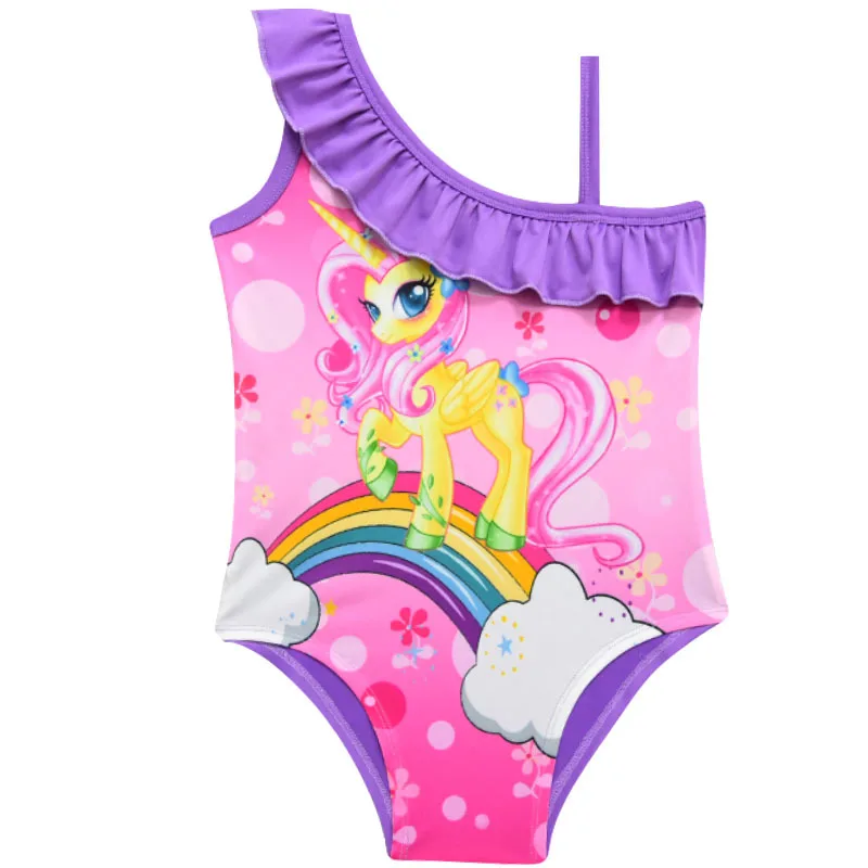 Обувь для девочек Единорог Swimsutis цельнокроеный купальный костюм От 3 до 10 лет