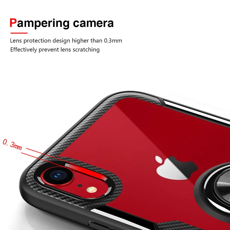 Гибридный чехол для Apple iPhone X XS Max 360 кольцевой Держатель подставка противоударный