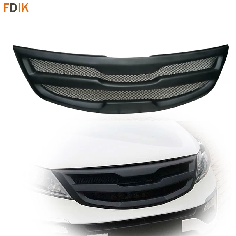 

Matte Black Front Hood Bumper Grille Intake Grill Inserts for Kia Sportage R 2011 2012 2013 2014