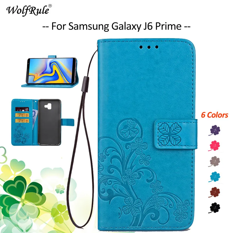 Чехол для Samsung Galaxy J6 Plus + флип чехол из искусственной кожи Prime J610