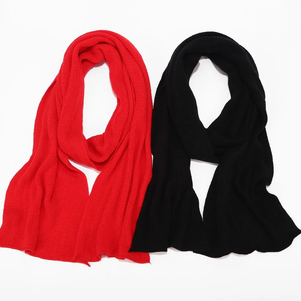 

Fashion Unisex Knit Scarf Winter Autumn Thick Warm Men Soft Scarves Long Size Male Cashmere Women Scarves