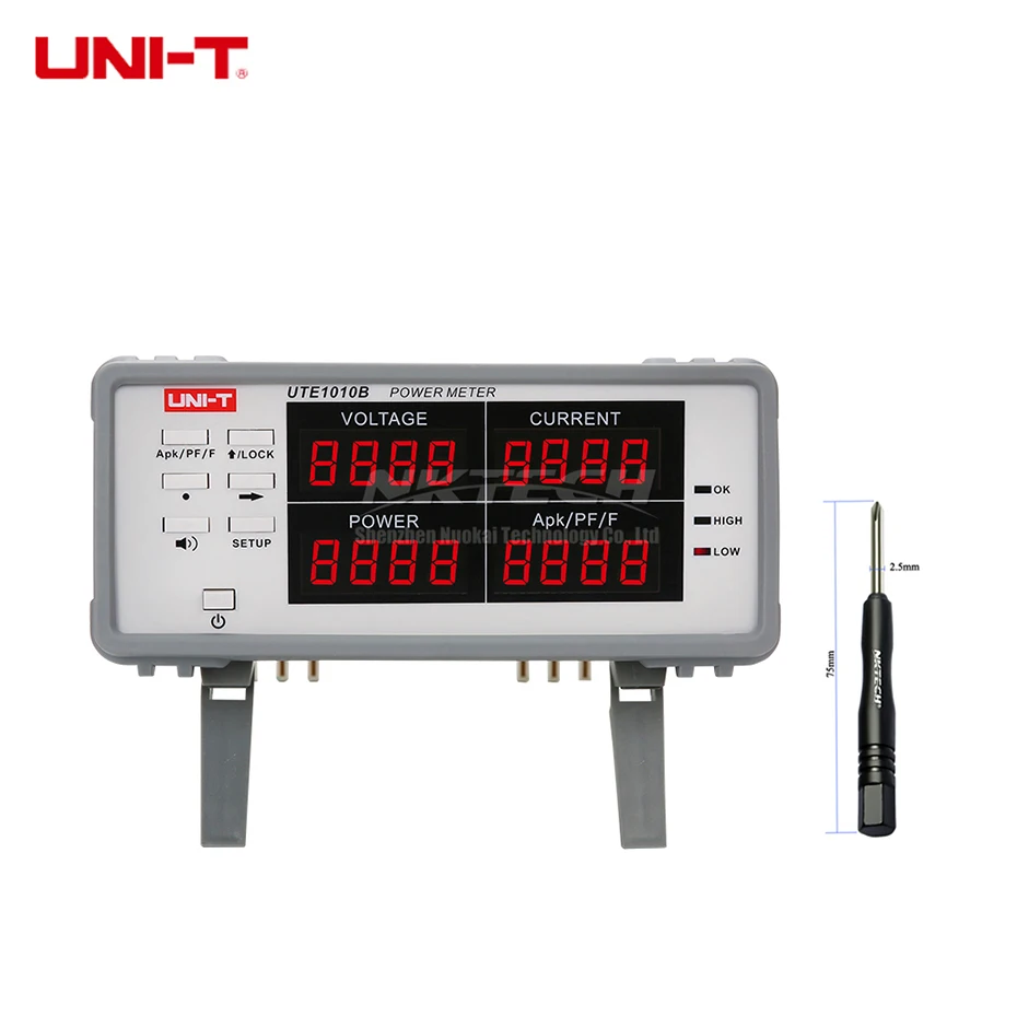 UTE1010B 0.01W-3000W UNI-T UTE1010B UTE1010A UTE1003A UTE1003B Bench True RMS напряжение тока цифровой Коэффициент мощности измеритель мощности анализатор 3 кВт DHL - Цвет: UTE1010B 0.01W-3000W