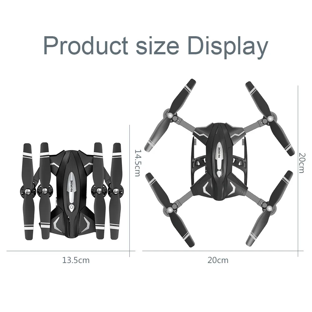 Горячая Распродажа, Радиоуправляемый вертолет Дрон с камерой HD 1080P wifi FPV Selfie Drone, профессиональный складной Квадрокоптер, 20 минут работы от батареи