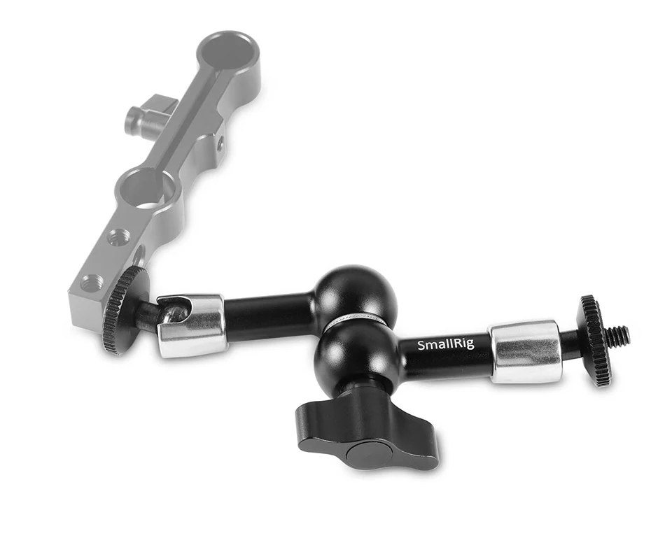 SmallRig камера 7 дюймов артикуляционный кронштейн EVF крепление для микрофона универсальное 1/" до 1/4" алюминиевое волшебное Крепление камеры 2065