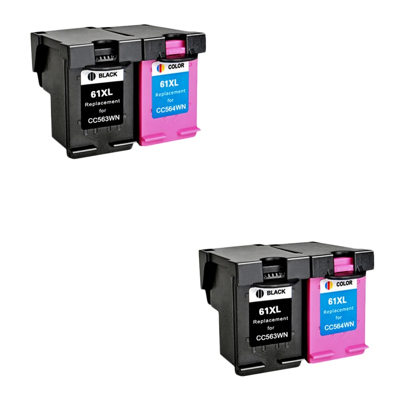 Совместимые чернильные картриджи LuoCai для принтера HP 61 XL DeskJet 1000 1050 1050A 2050A 2510 3000 3050A