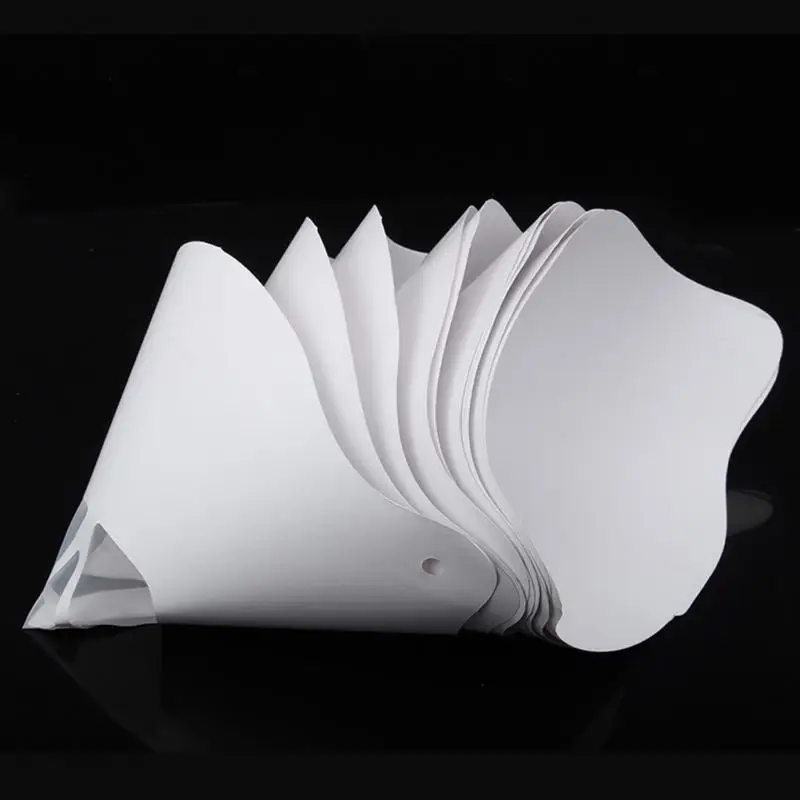 10 шт. фильтр фототверждения расходные смолы белая бумага 3d принтер утолщаются воронка