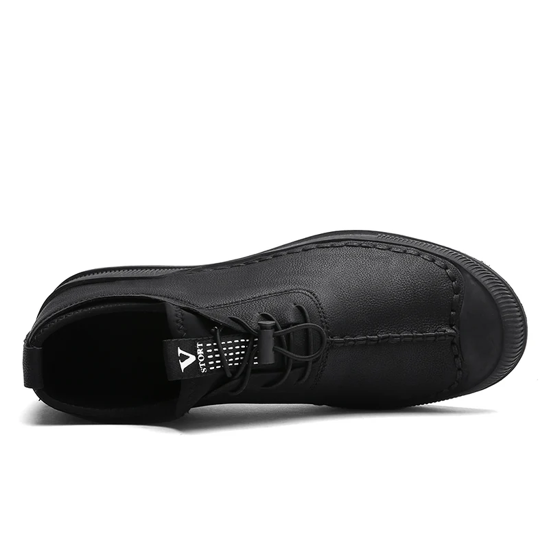 2018 Winter Fashion Comfortable Men Shoes Lace-up Genuine Leather Keep Warm With Fur &amp Plush Casual Male WX6 | Обувь