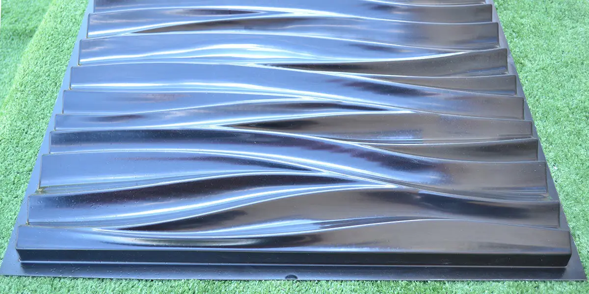 Волнистые 3D формы для настенной панели форма гипса бетонная настенная