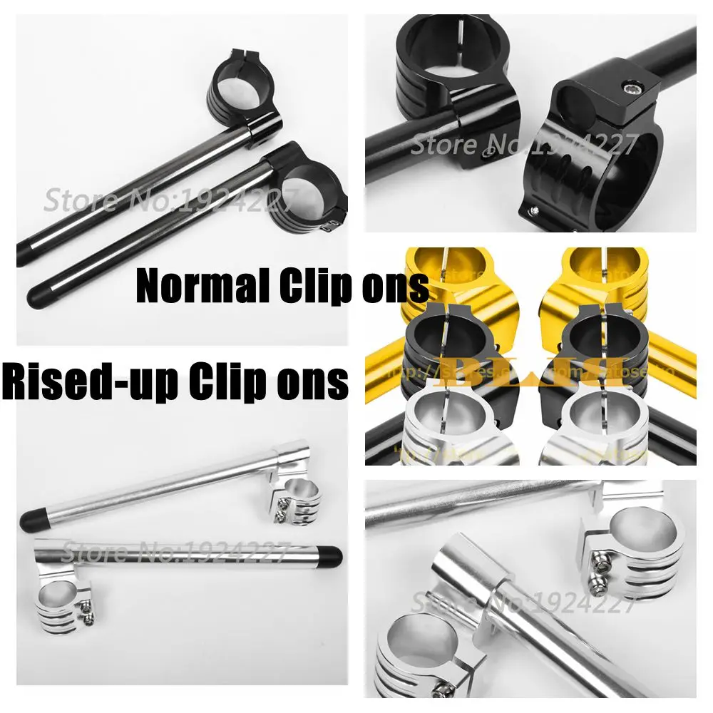 7/8 &quot22 мм Руль Клип Ons 41 для Honda VF1000 F Interceptor VTR1000 Super Hawk CNC Moto Grips Set Rised up And Normal|handlebar clip