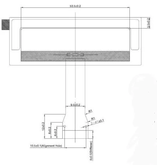 2,36 дюймов 24P SPI COG белый OLED дисплей экран SSD1305 Привод IC 128*22 igc/8 бит параллельный интерфейс