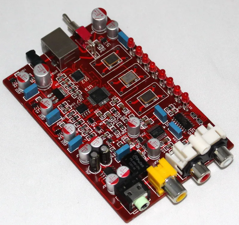 XMOS+ PCM5102+ TDA1308 декодер плата поддерживает 32 бит 384K